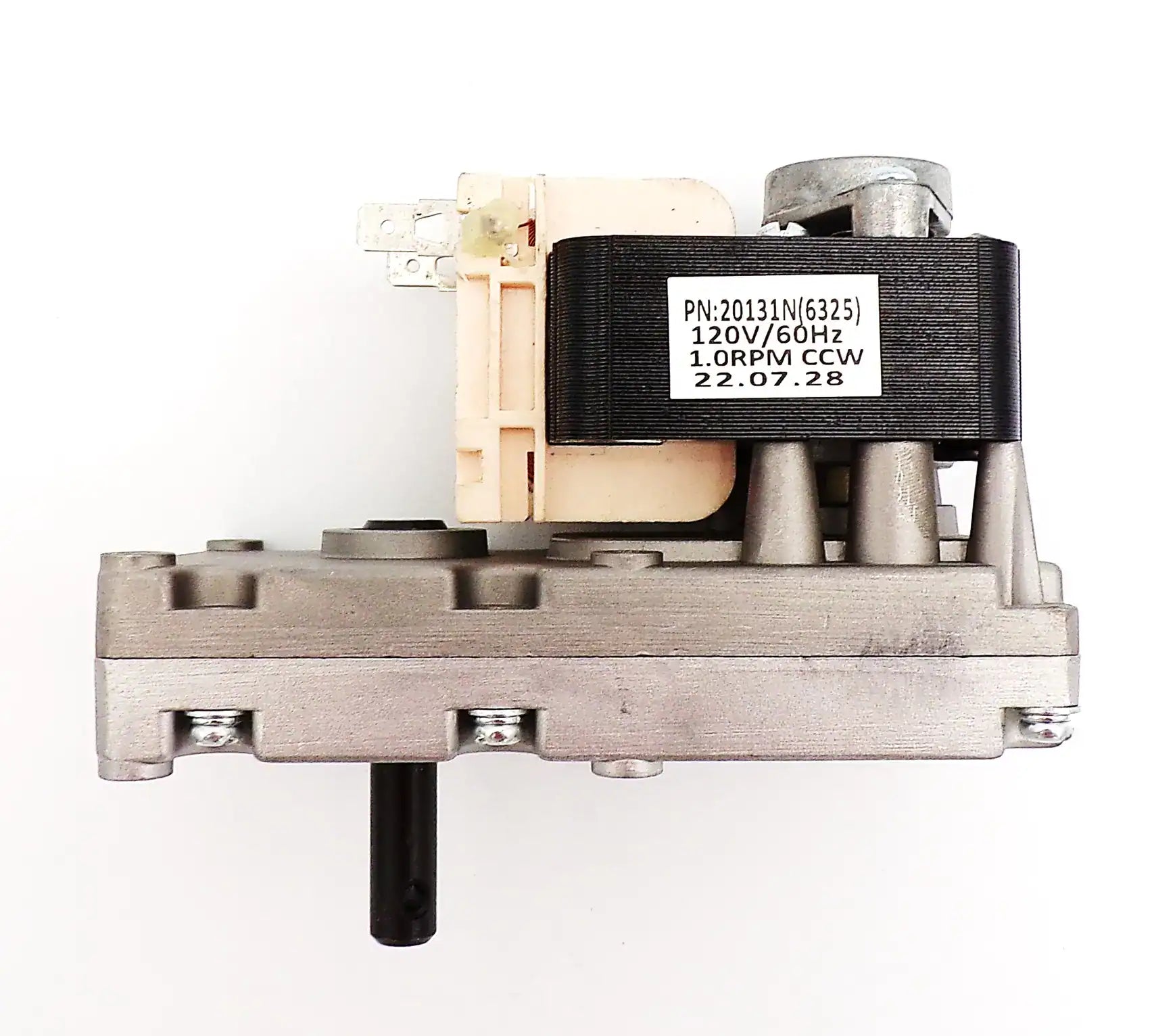US Stove Auger/Agitator Drive Motor | 1 RPM CCW | Fits Ashley, Breckwe