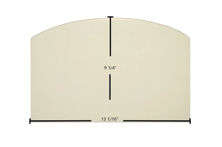 Alaska Kodiak Wood Stove Arch-Top Glass – 13 1/16" x 9 1/4" (Part #9x13-1-8-arch) - Total Hearth