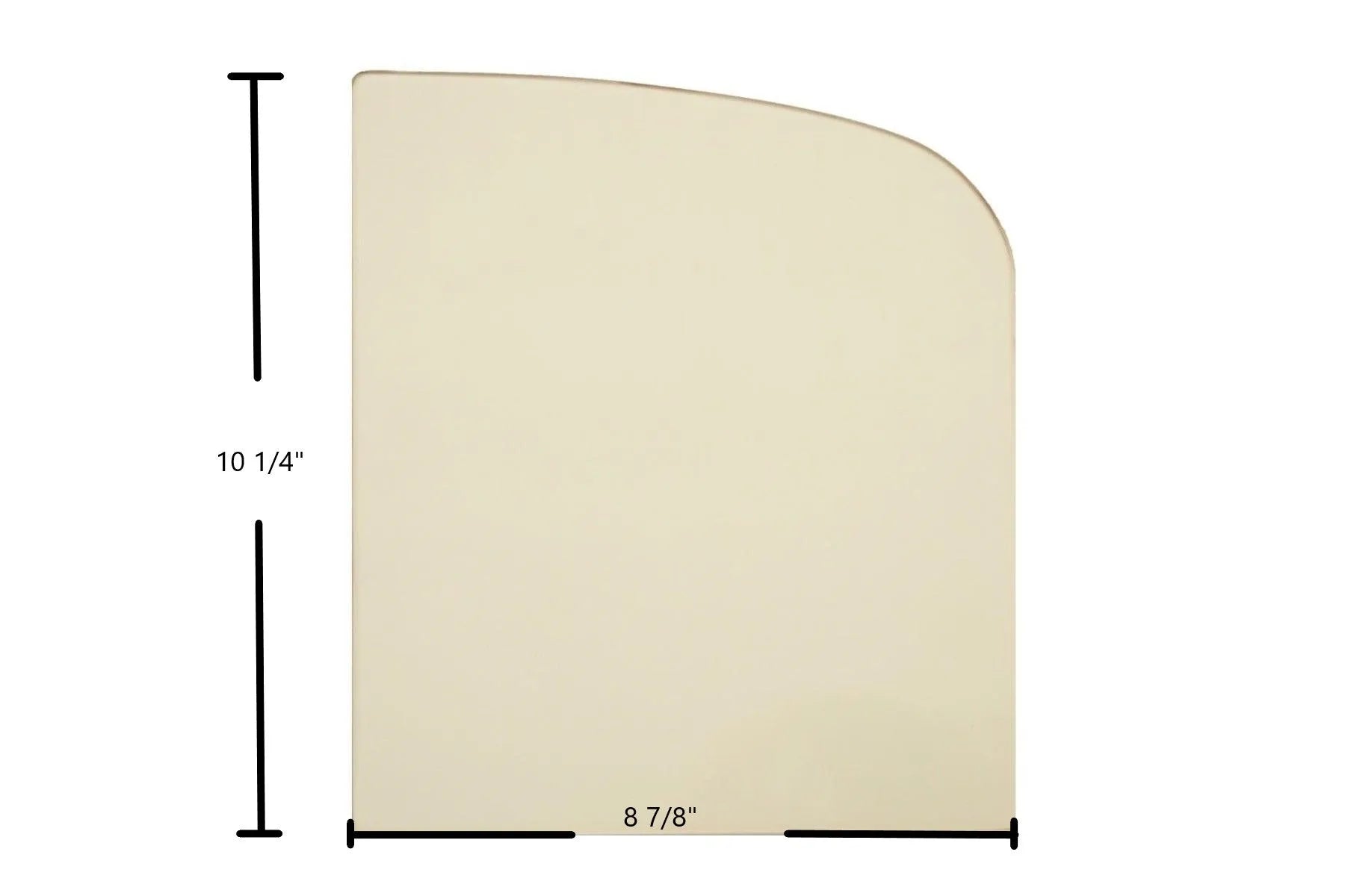 Vermont Castings Encore 1450 / MC 1450 Right Door Glass Panel (8 7/8" x 10 1/4") | OEM High-Temp Replacement | Part #140-8630 - Total Hearth
