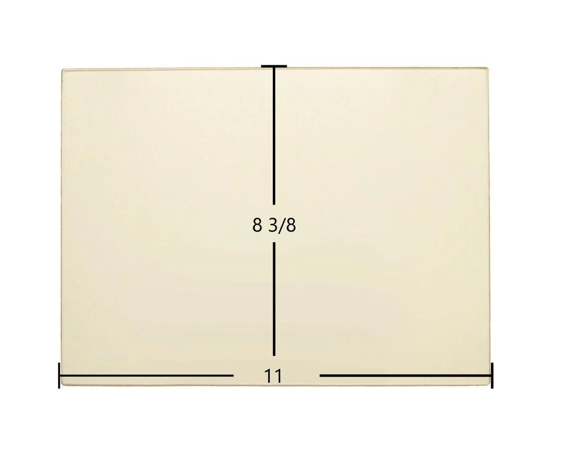 Avalon Arbor / Lopi Leyden Door Glass Replacement – 8 3/8" x 11" High-Temperature Ceramic Glass Panel (250-00142) - Total Hearth