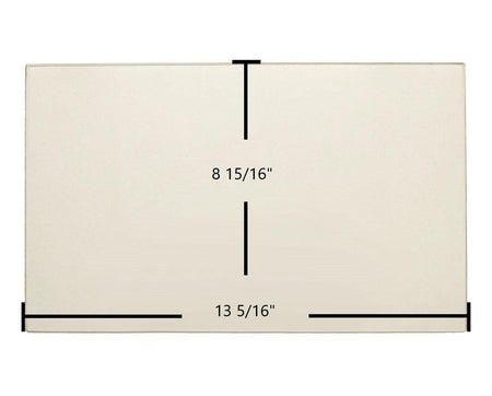 Century S245E Door Glass – 13 5/16" x 8 15/16" High-Temperature Ceramic Glass Panel (SE63308) - Total Hearth