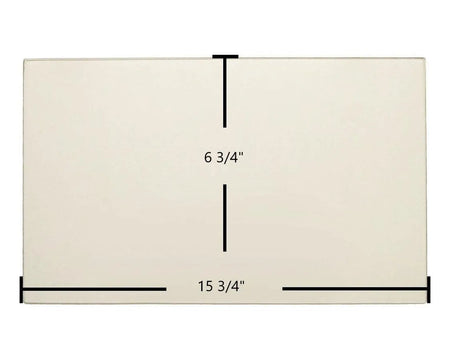 Haughs S127, S170, S241, S170P Ceramic Glass Panel (15 3/4" x 6 3/4") | High-Temp Firebox Window | Part #SE36322 - Total Hearth