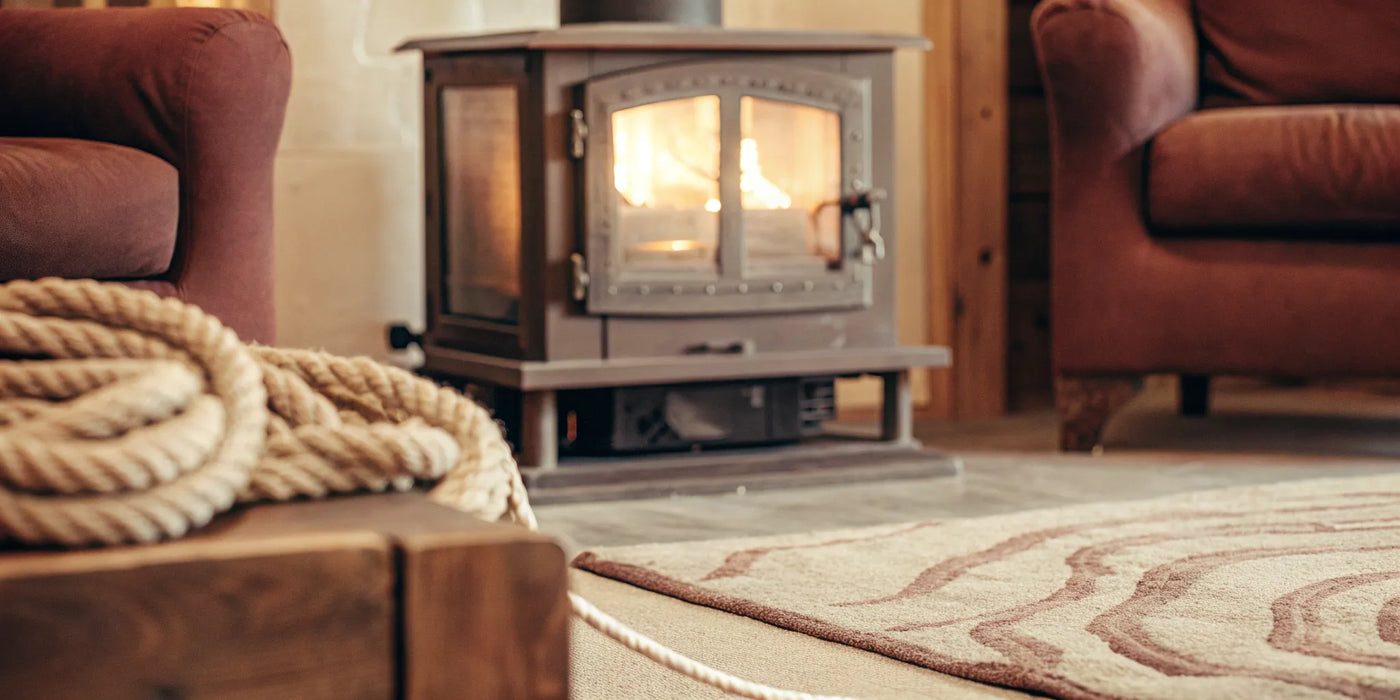 A 3/8 wood stove gasket rope for creating an efficient and airtight stove seal.