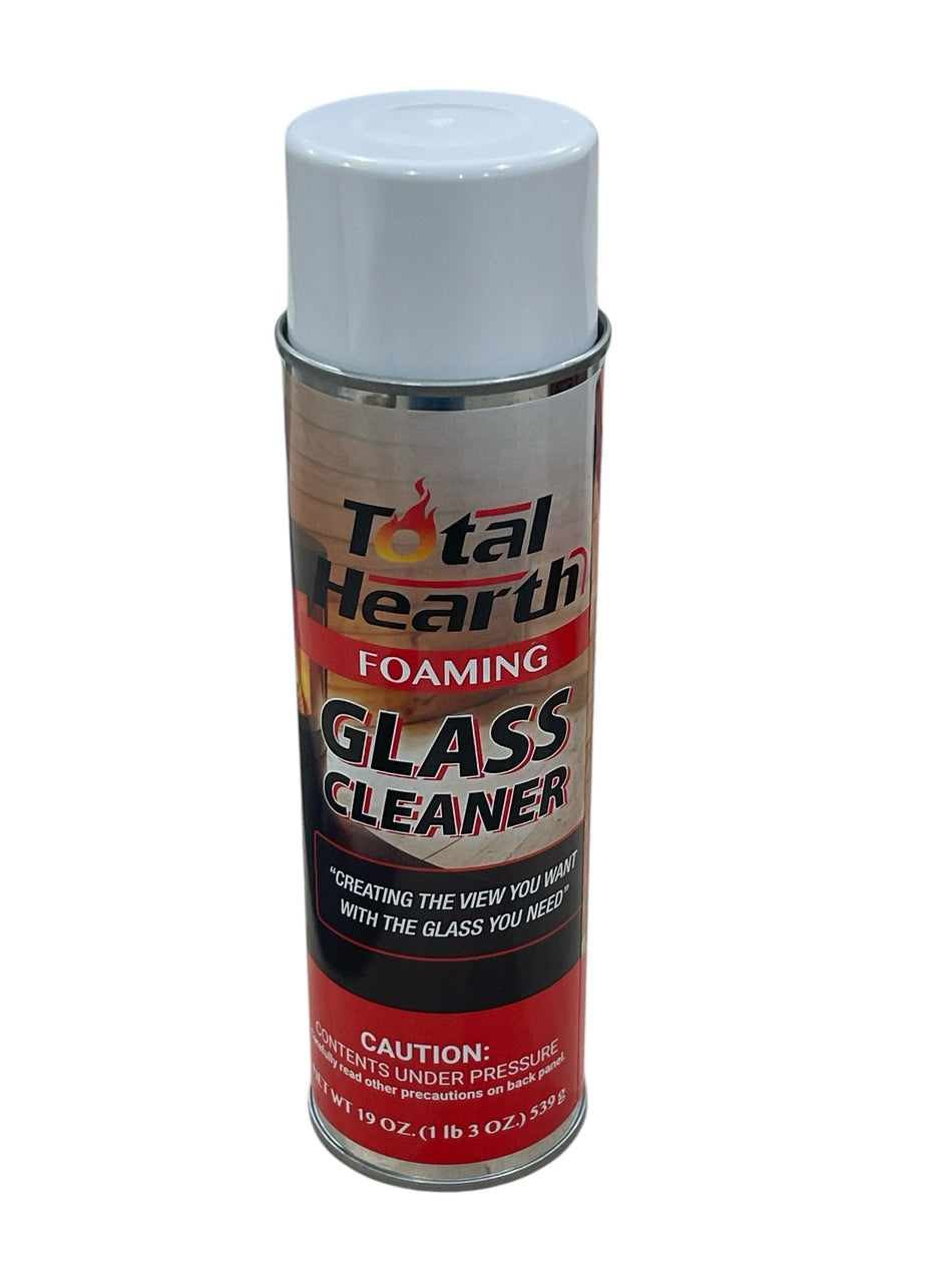Total Hearth Foaming Glass Cleaner spray can, 19 oz
