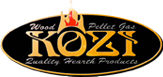 Kozi Pellet Stove Glass