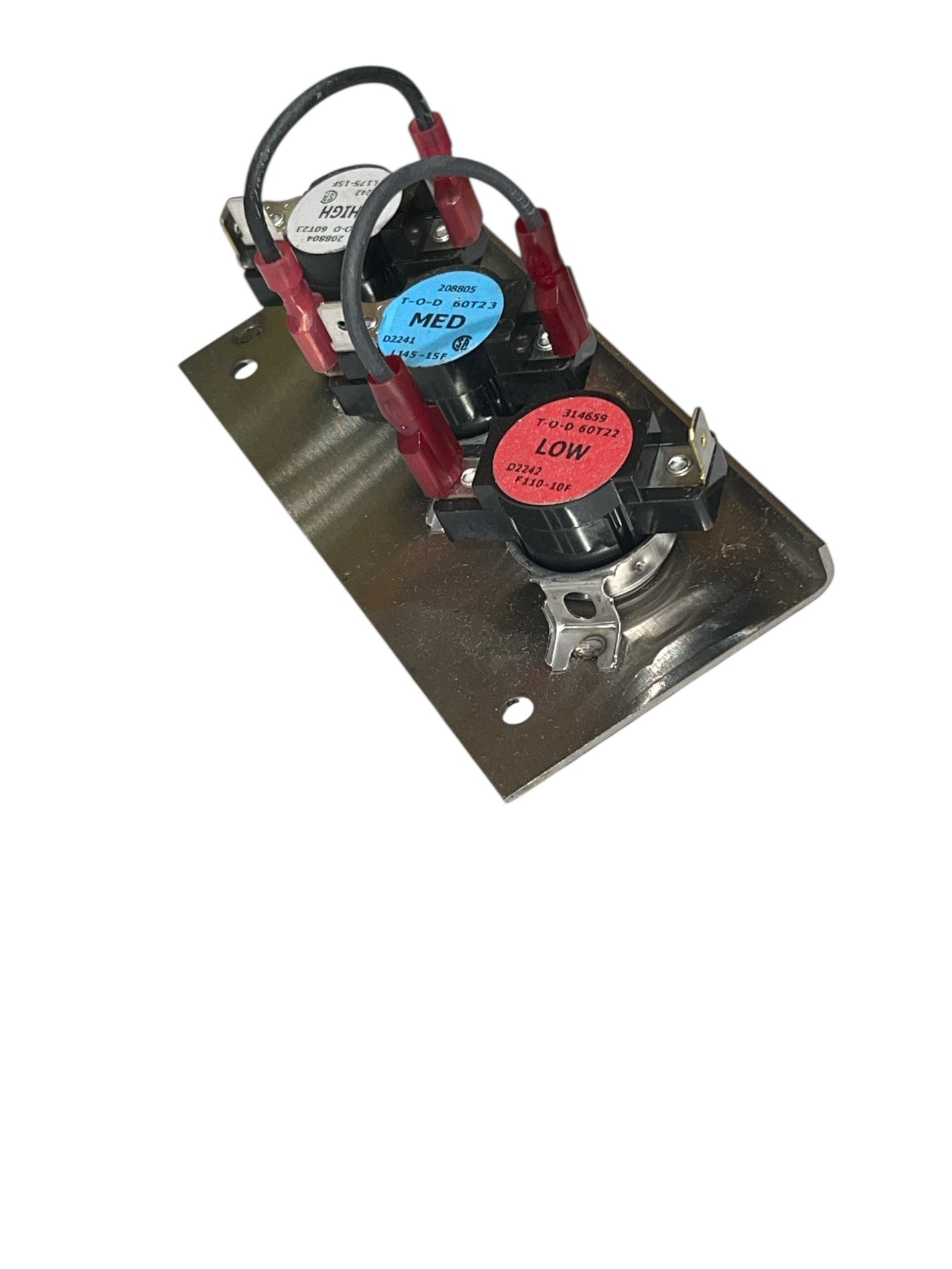 Buck 3-Speed Thermostat Switch Plate (4TBS1) – High/Medium/Low Fan Control for Wood Stoves - Total Hearth