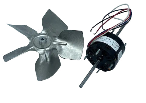 Country Flame Blower Motor with Fan – 100102CF | 3-Speed Replacement for Pellet Stoves (Includes 9 1/4" Fan Blade)