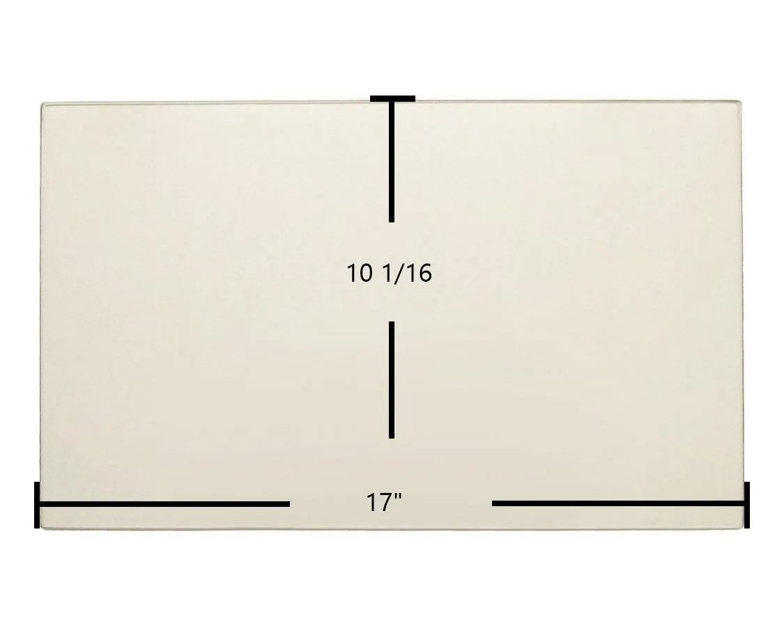 Arrow 1600, 1800, 2000, 2400, 2590 Replacement Glass – 17" x 10 1/16" (Part #8022) - Total Hearth