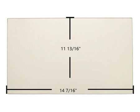Austroflamm Prima Door Glass Replacement – 14 7/16" x 11 13/16" High-Temperature Ceramic Glass Panel (ADS10093) - Total Hearth