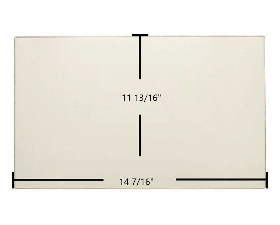Austroflamm Prima Door Glass Replacement – 14 7/16" x 11 13/16" High-Temperature Ceramic Glass Panel (ADS10093) - Total Hearth