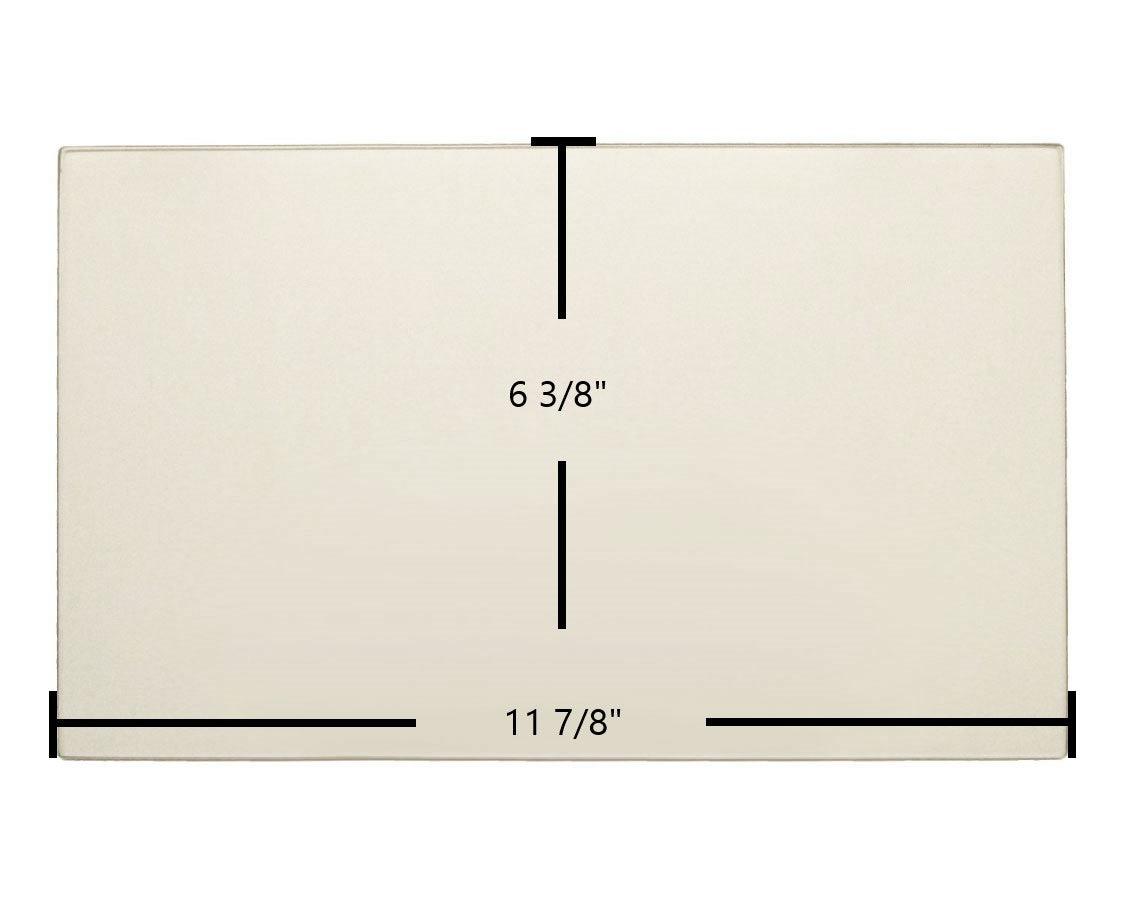 Arrow 16, 18 Replacement Glass – 11 7/8" x 6 3/8" (Part #8019) - Total Hearth