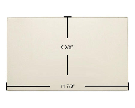 Arrow 16, 18 Replacement Glass – 11 7/8" x 6 3/8" (Part #8019) - Total Hearth
