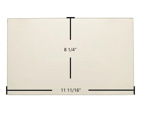 Arrow 1600, 1800 Replacement Glass – 11 11/16" x 8 1/4" (Part #1138) - Total Hearth
