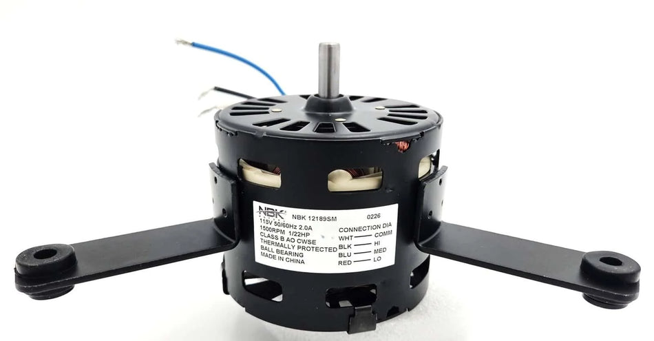 Blower Motor – 1M180R (12189SM) | 3-Speed Replacement Centrifugal Blower Motor | 180 CFM Output