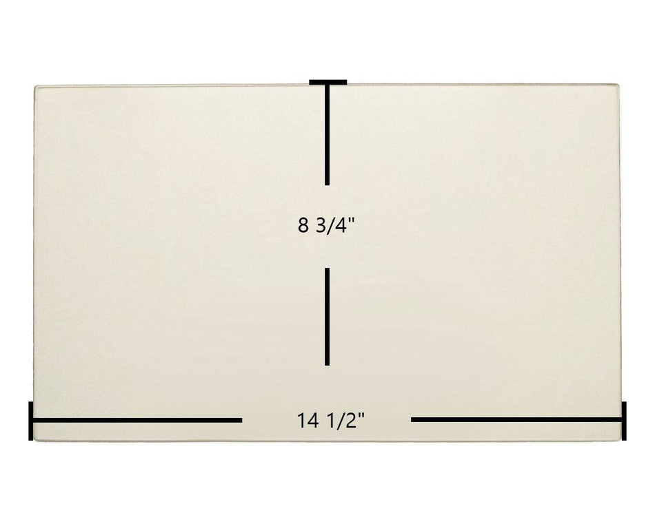 Archgard 1600, Chalet 1600 Replacement Glass – 14 1/2" x 8 3/4" (Part #307-0577) - Total Hearth