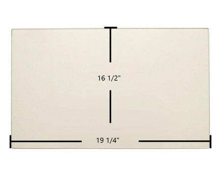 Austroflamm Chester Compact/Xtra Door Glass Replacement – 16 1/2" x 19 1/4" High-Temperature Ceramic Glass Panel (ADS10098) - Total Hearth