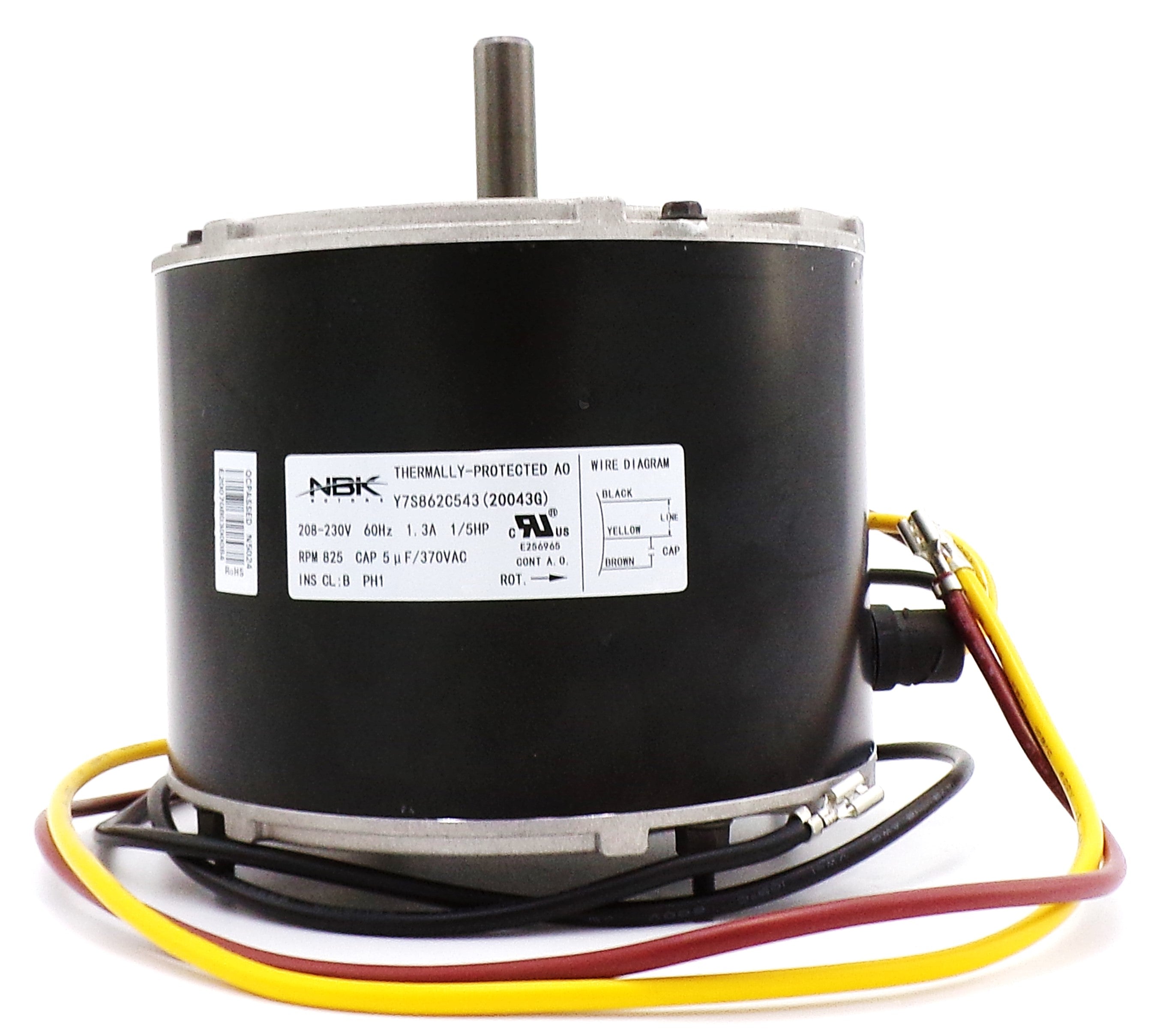 NBK-20043G – Condenser Motor 1/5 HP, 825 RPM, 208-230V – (Special Order) - Total Hearth