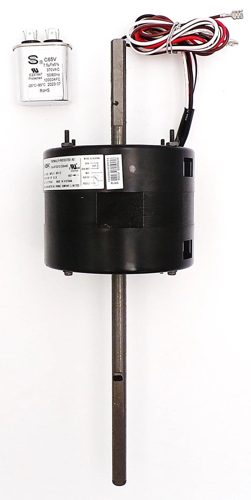 Condenser Motor D1092 1/3 HP 115V 5 Inch – Replaces Coleman 14683069 – NBK-20048