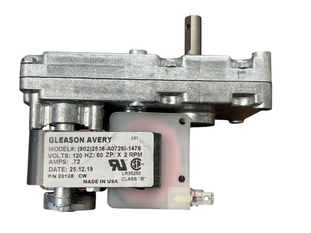 Auger Motor 2.0 Rpm Sw Gleason Avery | St. Croix 80P20278-R, Englander CU-047042 | NBK-20128