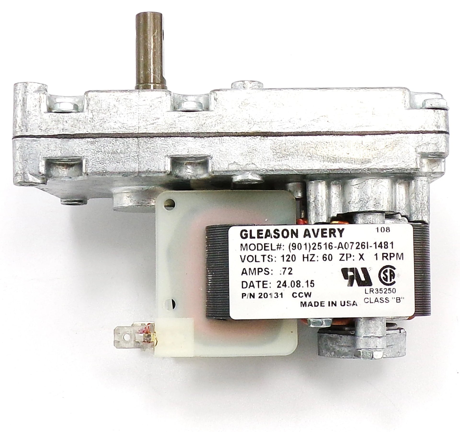 Englander Auger/Agitator Drive Motor | Part #PU-047040, GLEASON AVERY(