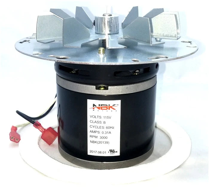 Blower Motor, Exhaust 115V, 60Hz, 3000 Rpm, 0.31A - NBK-20139– St. Croix – (Special Order) - Total Hearth