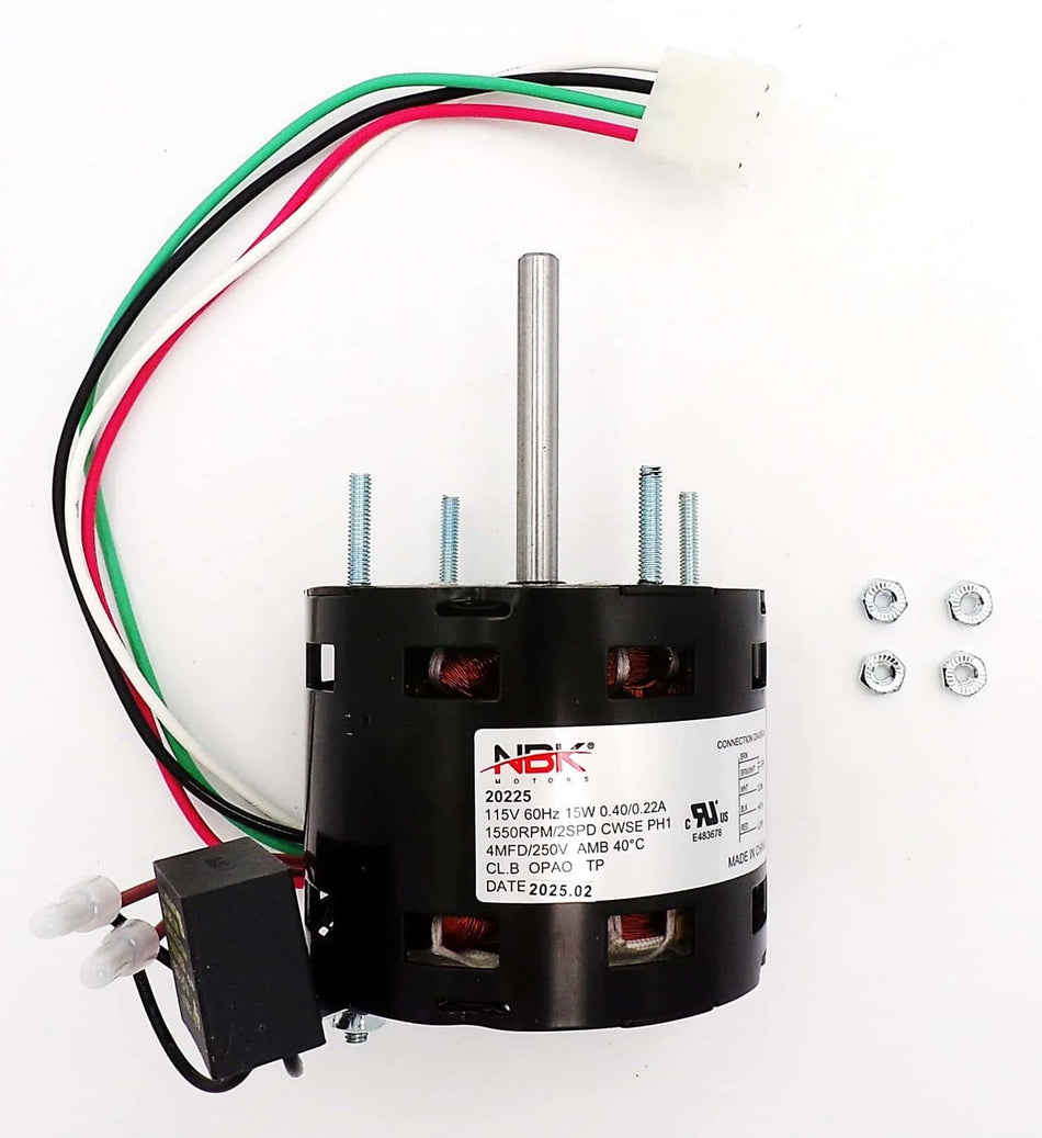 Drive Motor D1100 115V 2-Speed 1550 RPM – Fasco – NBK-20225