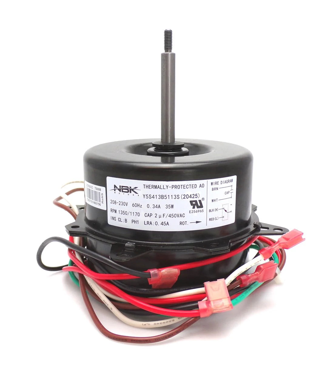 NBK-20425 – Condenser Motor 208/230V, 35W, 1350/1170 RPM – (Special Order) - Total Hearth