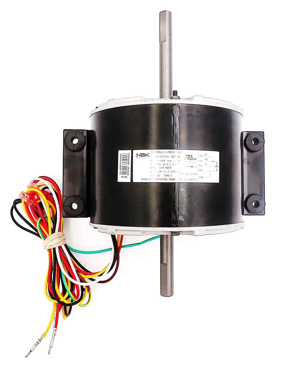 Fan Motor 1/5 Hp 115V,60Hz,2.5A,1650 Rpm,3Sp, Ccw Rotation – Replaces Dometic 3315332.005 | NBK-20435