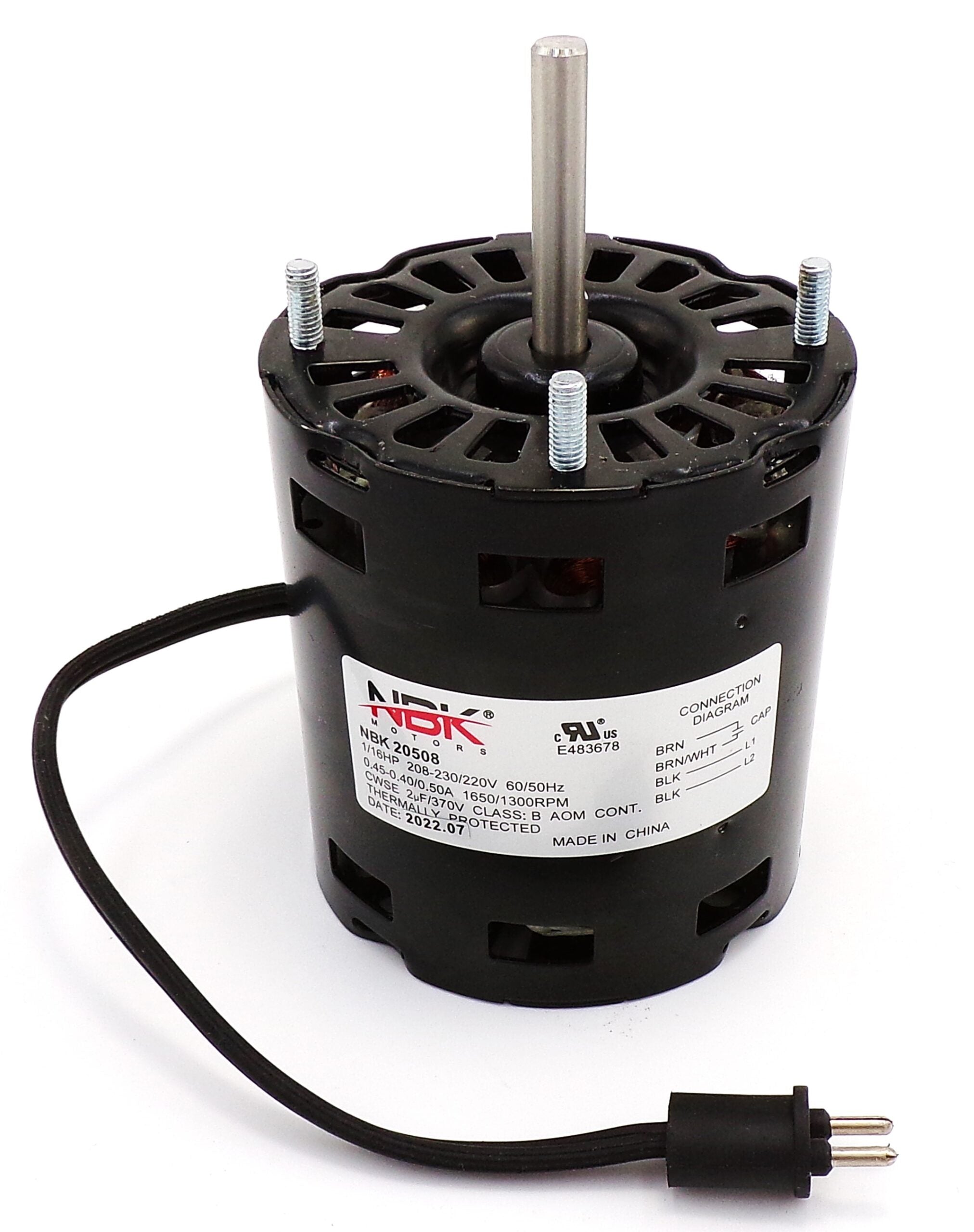 NBK-20508 – Condenser Motor 208–230V 1/16 HP – (Special Order) - Total Hearth