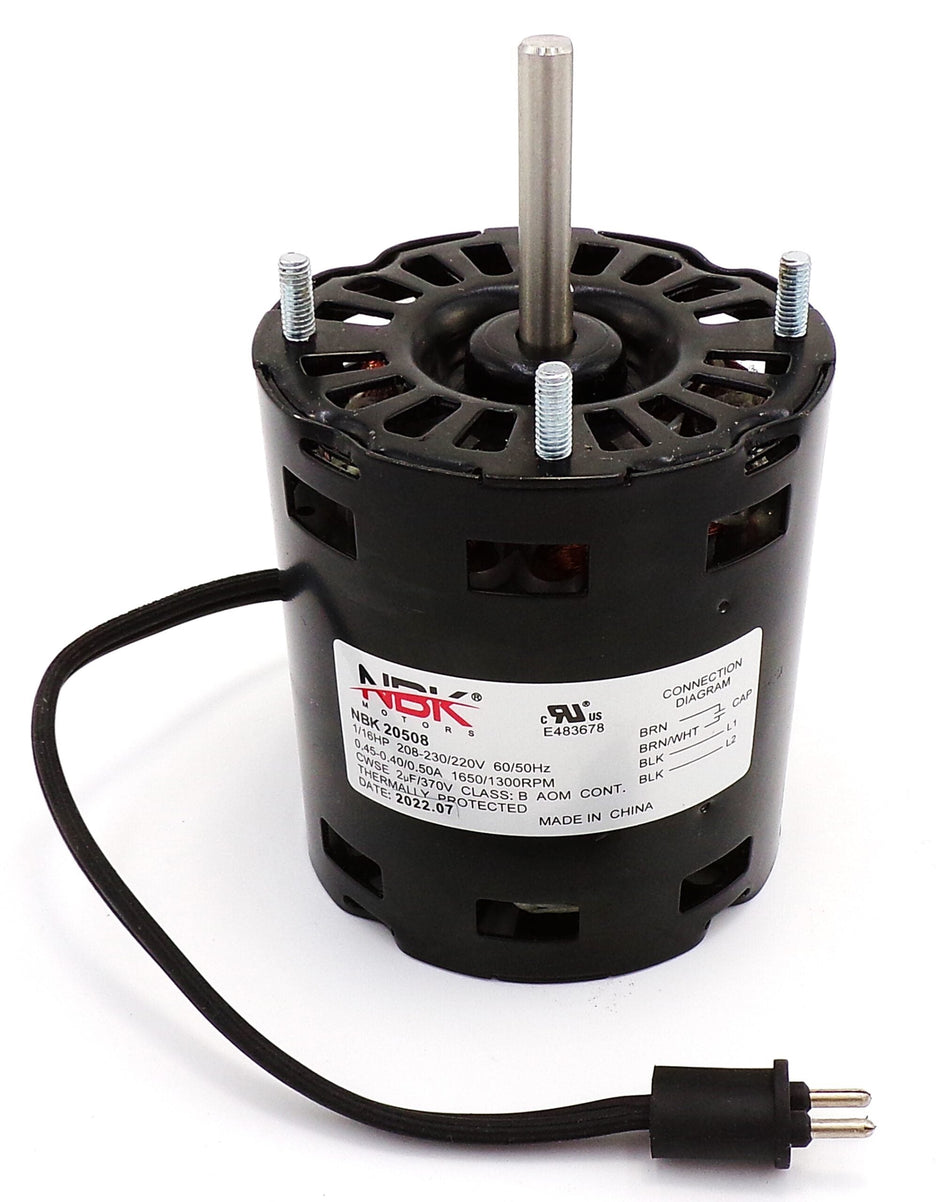 NBK-20508 – Condenser Motor 208–230V 1/16 HP – (Special Order) - Total Hearth