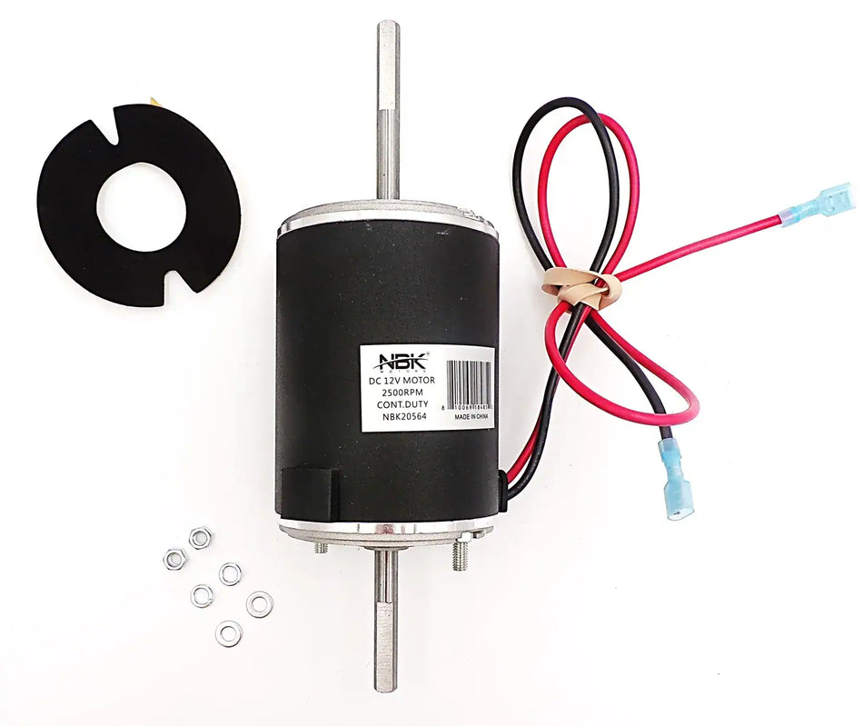 DC 12V Motor w/Gasket 55W 2910 RPM – Suburban 232683 – NBK-20564