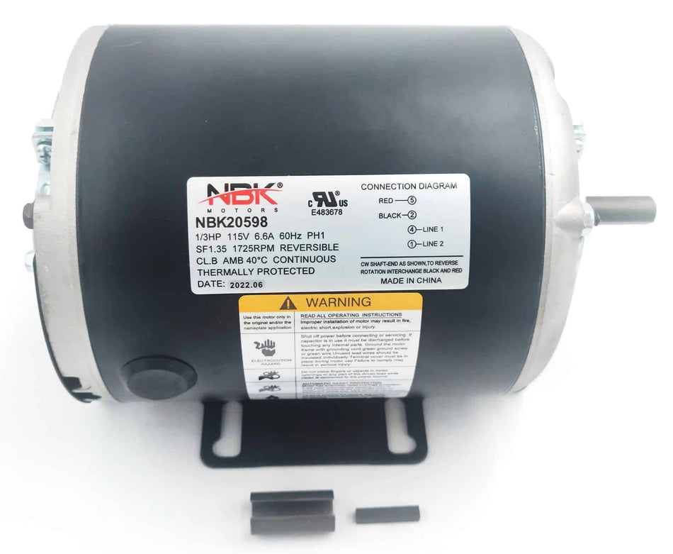 Fan Motor (Self Cooled) 115V, 1/3Hp, 1725 Rpm | NBK-20598
