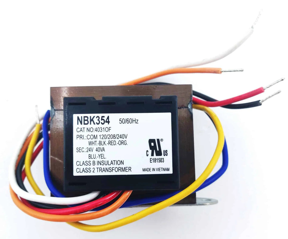 Transformer 40VA 120/208/240V to 24V Replacement – NBK-20604
