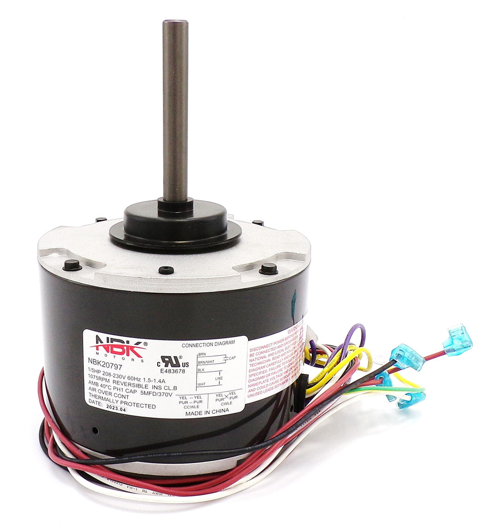 NBK-20797 – Condenser Motor 208/230V 1/5 HP – (Special Order) - Total Hearth