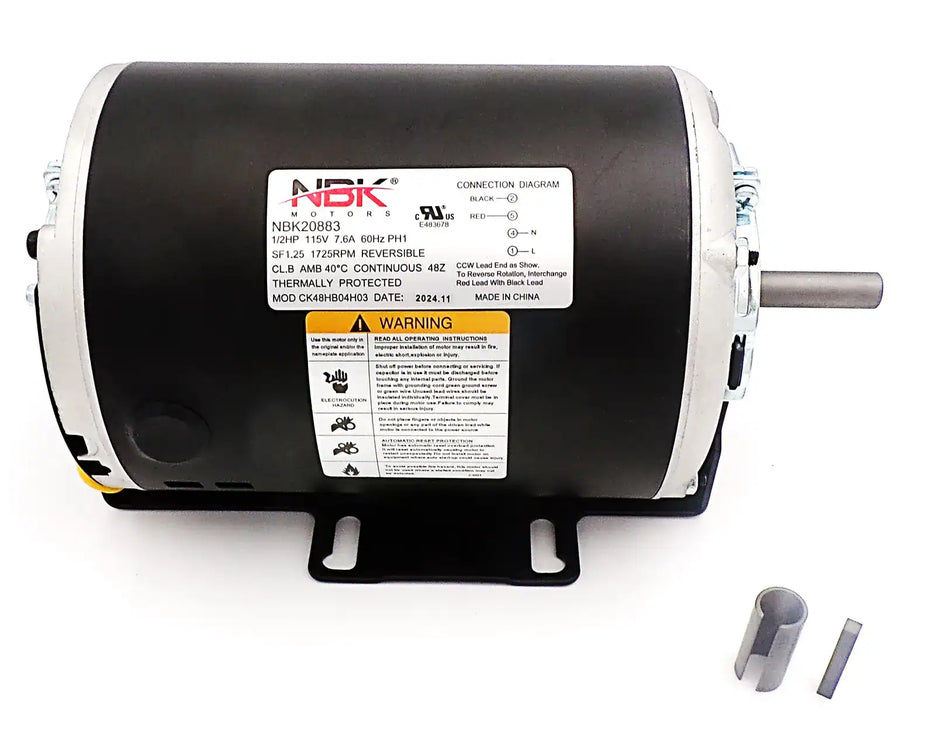Fan Motor (Self Cooled) 115V, 1/2Hp, 1725 Rpm | NBK-20883
