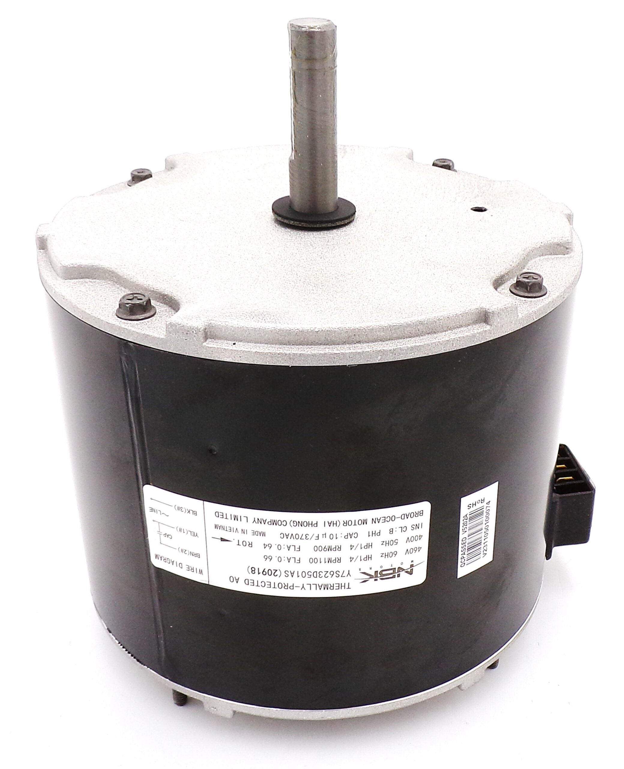 HC39GE469 – Condenser Motor 460/400V 1/4 HP 1100/900 RPM – (Special Order) - Total Hearth