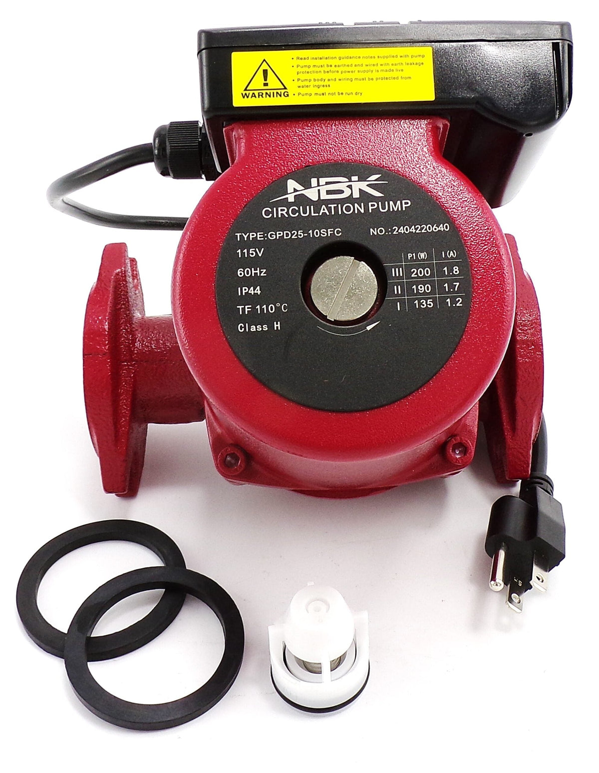 NBK-20941 – Circulator Pump, 115V, 1/6 HP, 3-Speed – (Special Order) - Total Hearth