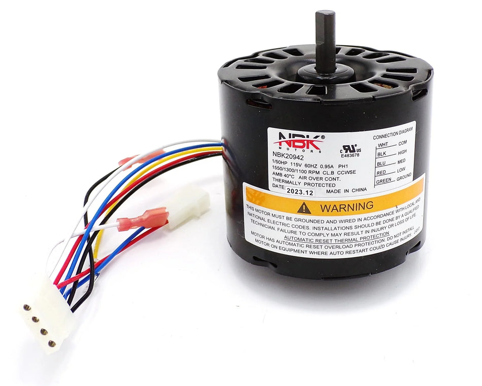 Blower Motor 115V 60Hz, 3-Speed – Silent Flame (SF782012) NBK-20942 – (Special Order) - Total Hearth