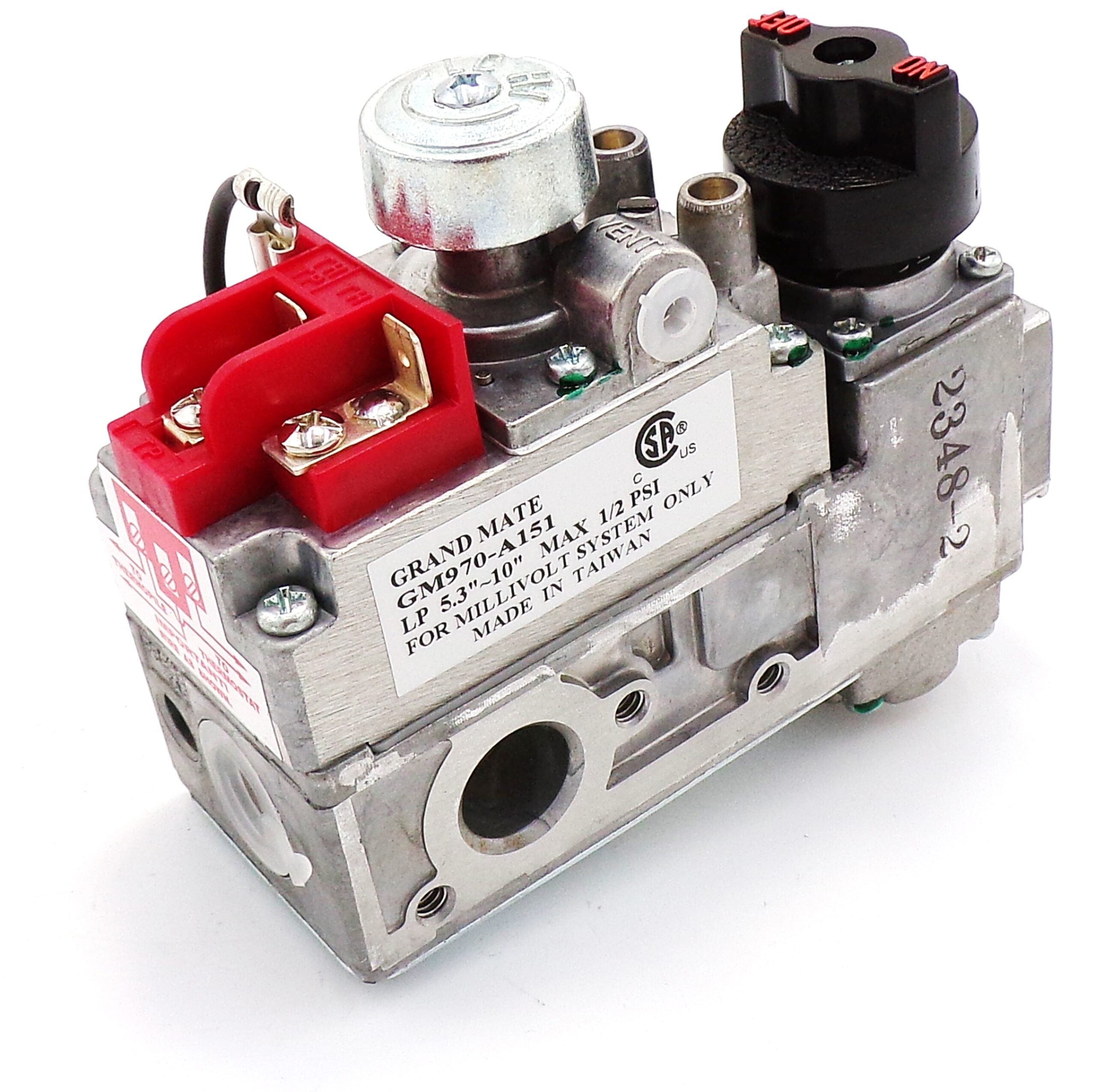 カルボ Millivolt Gas Valve, Lp | 230-0720 Replacement | Heatilator