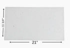 Baffles and Blankets Fiber Board Baffle measuring 21 inches by 11 3/4 inches