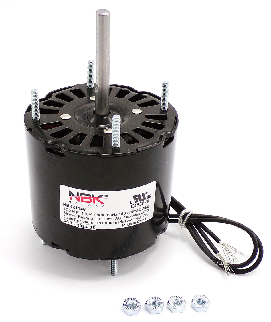 NBK-21146 – Multi Purpose Fan Motor 115V/60Hz – (Special Order) - Total Hearth