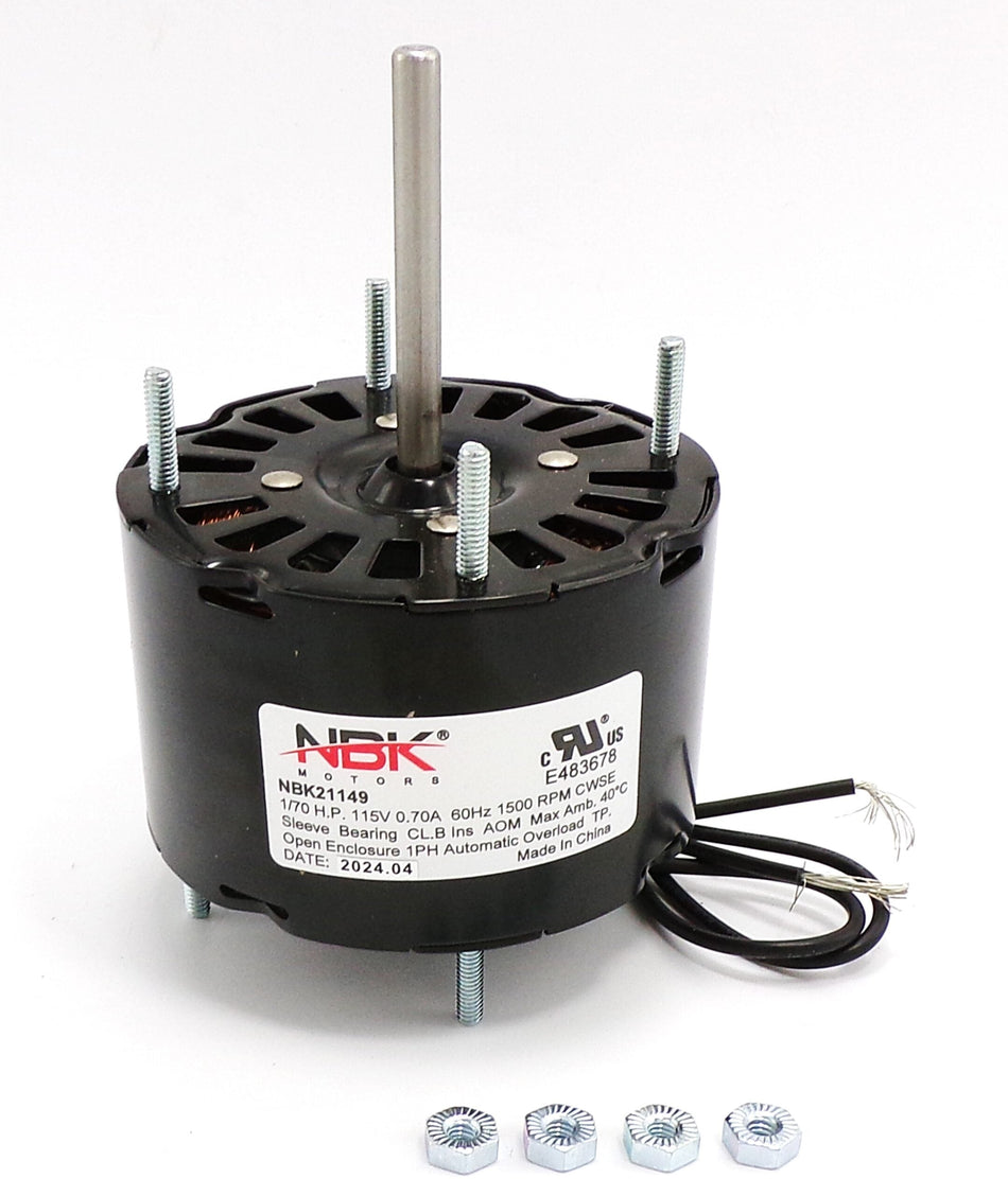 NBK-21149 – Multi Purpose Fan Motor 115V/60Hz – (Special Order) - Total Hearth
