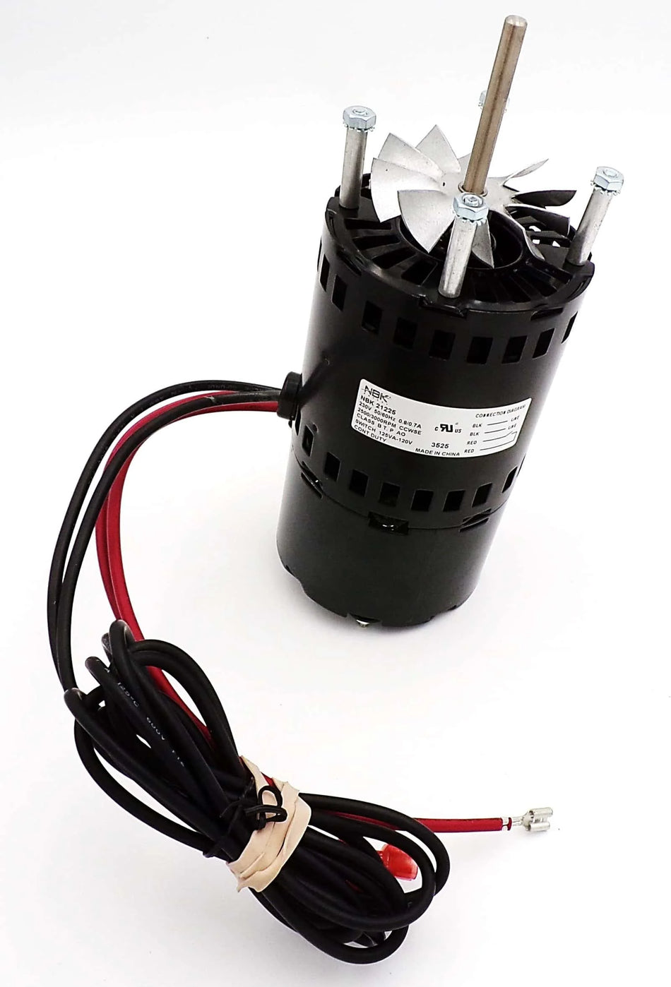 NBK-21225 Blower Motor 1/40 HP 208/230V 3200 RPM - Replaces York S1-02424115005, Fasco 712110621