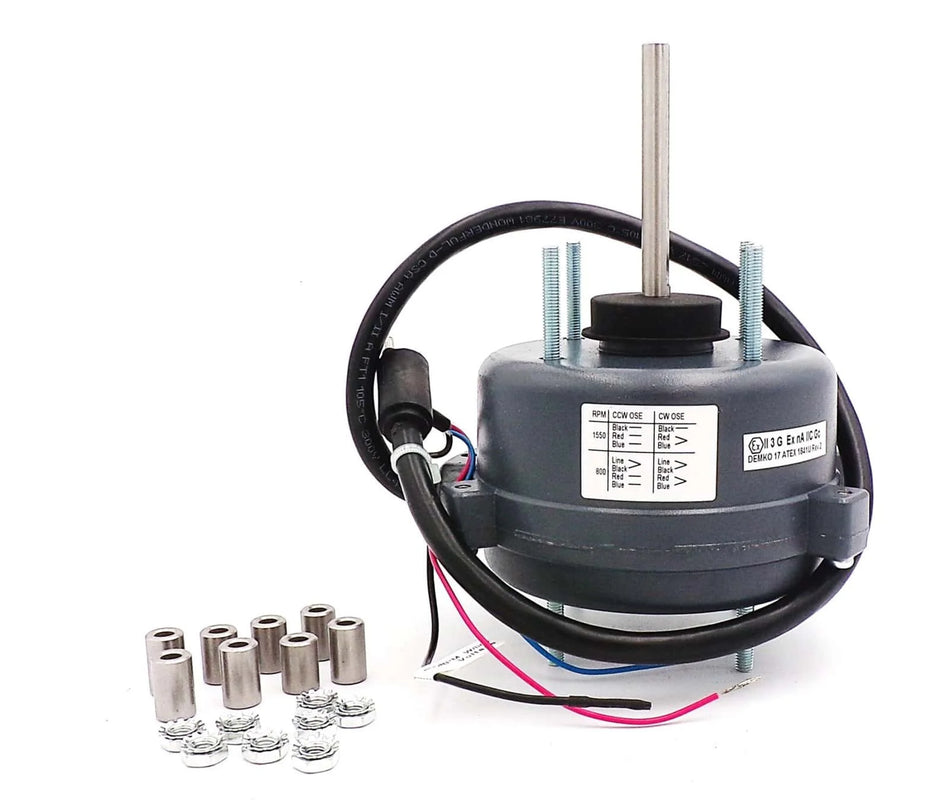 NBK-21316 ECM Refrigeration Motor 115/230V 30-60W 1550-800 RPM - Replaces Mars 10852, Heatcraft 253-1195, Packard 5408EC