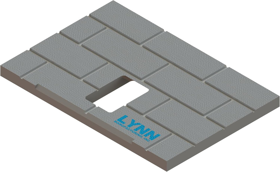Pellet Stove Ceramic Backer Board – 2811A | Replaces 891705 | Fits US Stove 6041, Ashley APC1406, Breckwell SP6000 | 14" x 9.5" x 3/4" - Total Hearth