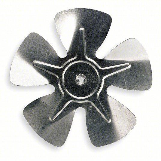 10" Metal Fan Blade – 1FBSQ10 | Fits Squire Stoves | 1/4" Bore | 28° Pitch | 5-Blade Propeller-Clockwise rotation (CW) - Total Hearth