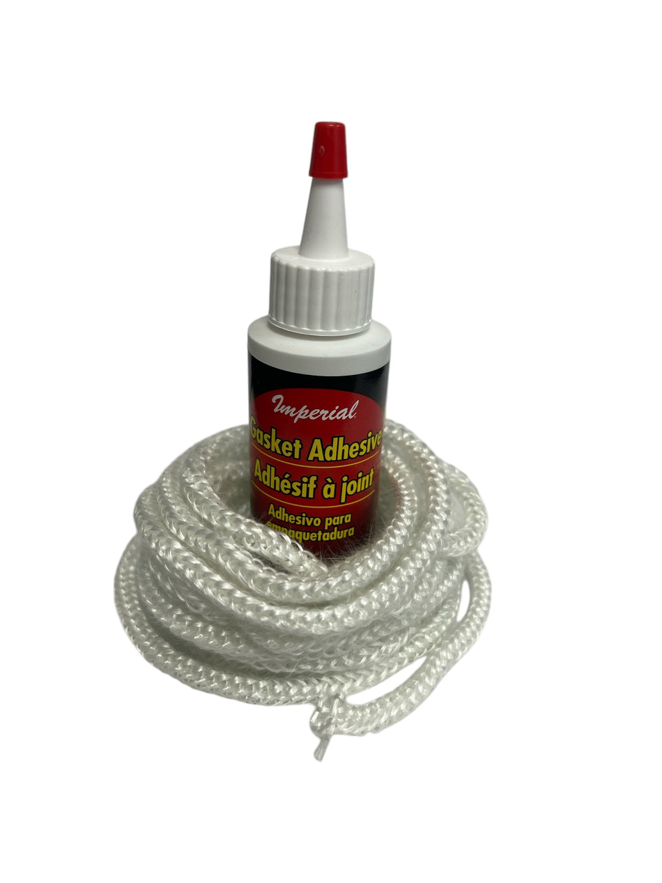 3/16" Rope Gasket Kit – 7'ft With Adhesive - Total Hearth