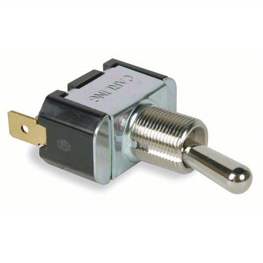 Carling Technologies Toggle Switch – 3 Position, SPDT, On/Off/On, Quick Connect Tabs (Model 2FC53-73-TABS) - Total Hearth