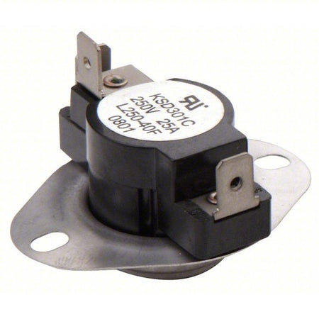 Temperature Limit Controller – SPDT, Automatic Reset, 120°F–140°F Open/Close on Rise - Total Hearth