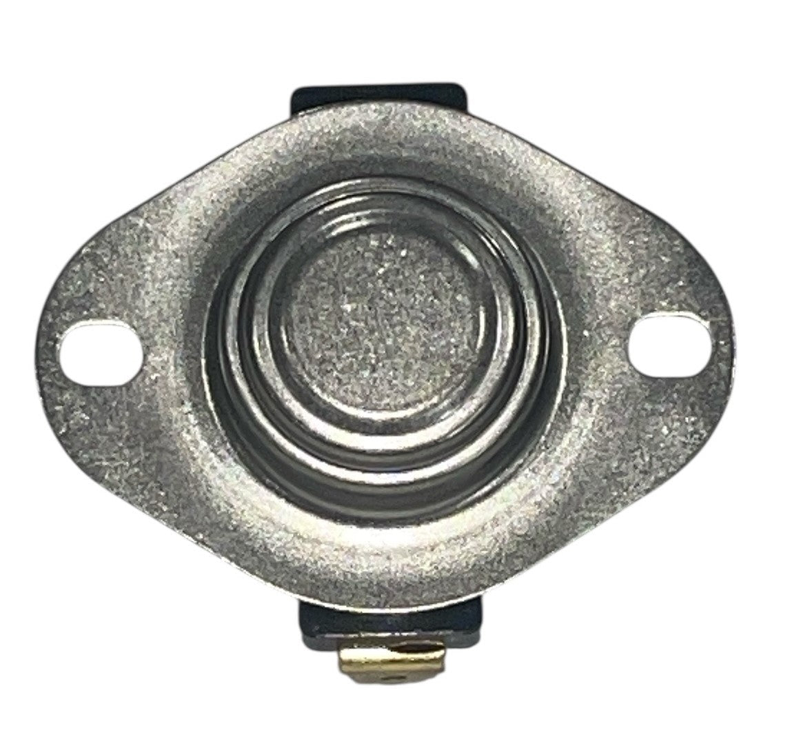 Adjustable Temperature Limit Controller (6UEE1) – Close on Rise, SPST, 90°F–130°F Closing, 70°F–110°F Opening – Surface Mount Thermo-Disc - Total Hearth